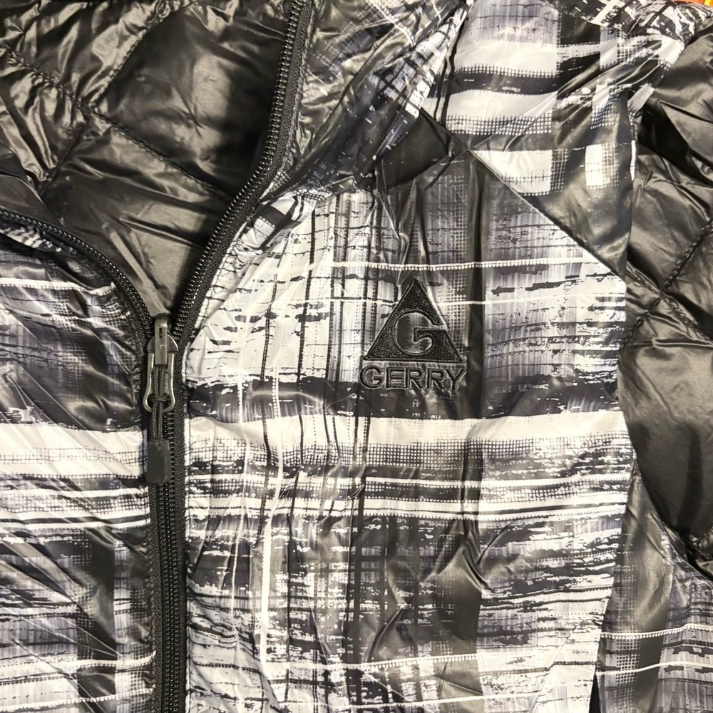 Gerrys Winter Reversible Packable Black White Puf… - image 8